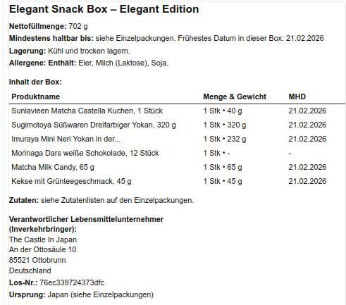 Elegant Edition – Monthly Subscription Small